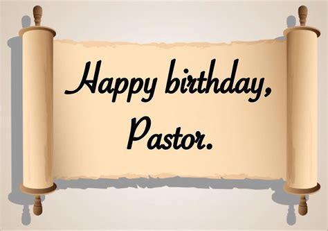 Birthday Wishes For Pastor | Happy birthday pastor, Best happy birthday message, Happy birthday ...
