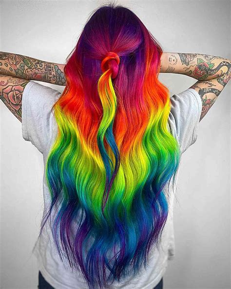 24+ rainbow babylights hair | GilbyGriffen