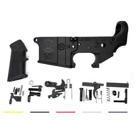 Stripped Lower & Parts Kit - Anodized - $83.91 | gun.deals