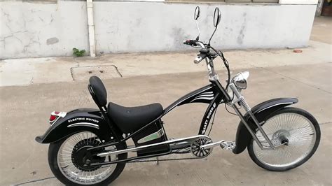 Chopper Adult American Chopper Electric Bike With 48v Battery Lithium 500watts Rear Drive Motor ...