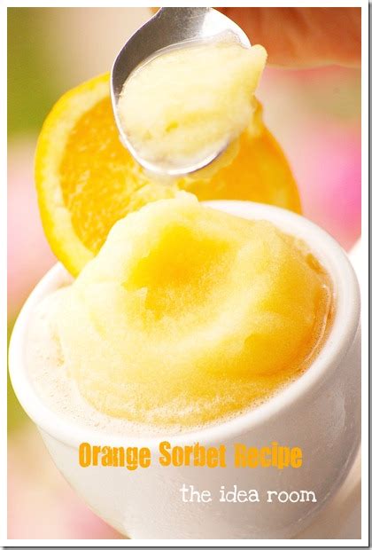 Orange Sorbet Recipe