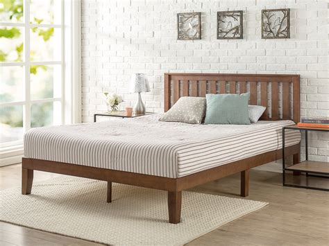 Zinus Vivek 37” Wood Platform Bed Frame with Headboard, King - Walmart.com - Walmart.com