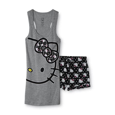 Hello Kitty- -Women's Tank Top & Boxer Shorts-Clothing-Intimates-Sleepwear & Robes | Top boxers ...