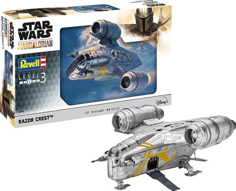 Buy Revell 06781 Star Wars: The Mandalorian The Razor Crest Model Kit 1:72 Scale Model Kit ...