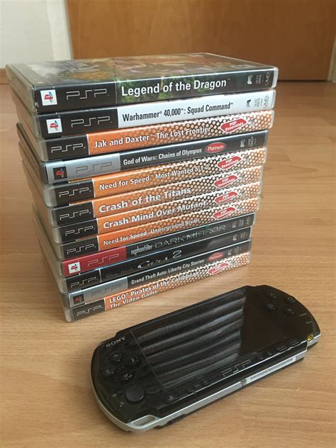 I bought this PSP 3000 with 12 games and 8GB Memory card for 60$. Let the fun begin! : r/PSP