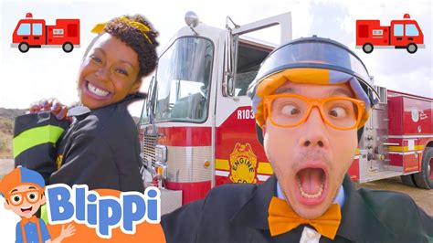 Blippi's NEW Fire Truck Song! | Blippi Wonders Educational Videos for ...