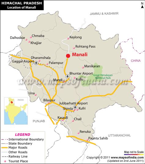 Map Of Manali | Gadgets 2018