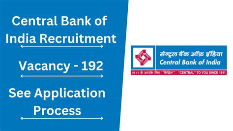 Central Bank of India Recruitment - Apply Online for 192 Posts ...