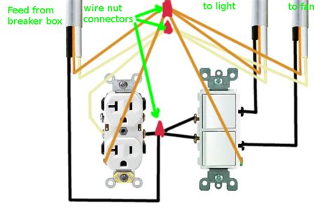 electrical - How can I rewire my bathroom fan, light, and receptacle ...