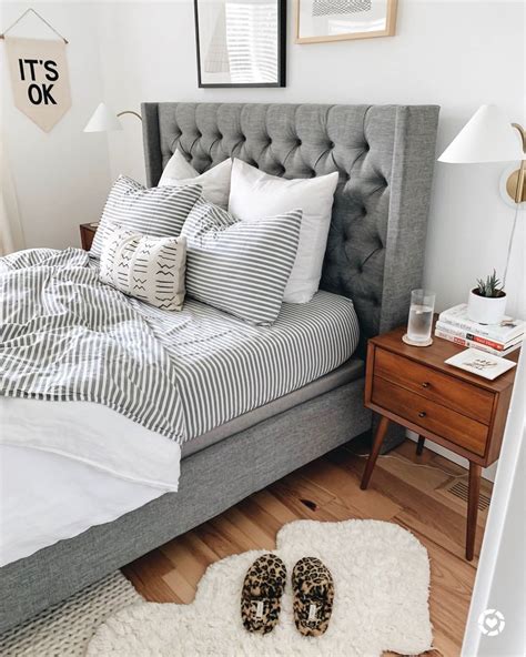 20+ Gray Headboard Bedroom Ideas – The Urban Decor