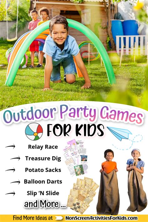 17 Of The Best Outdoor Party Games For Kids Of All Ages - Non Screen ...