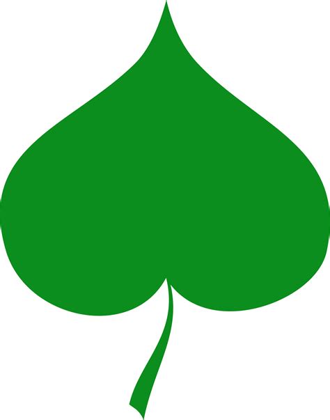 Clipart - Spring symbol - Linden leaf