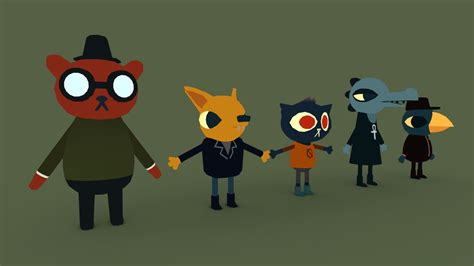 Night in the Woods - Main characters - Download Free 3D model by ...