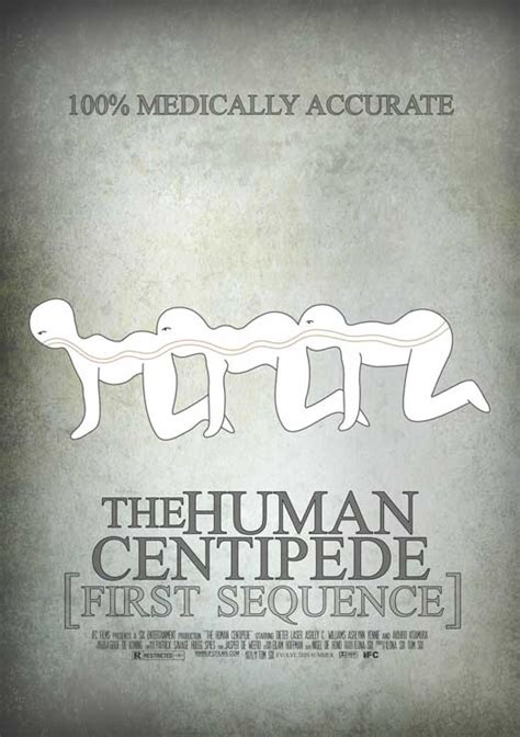 All Posters for The Human Centipede (First Sequence) at Movie Poster Shop