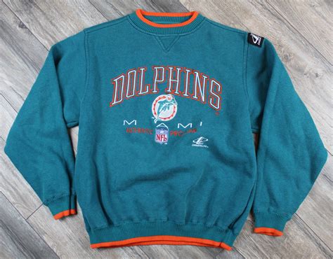 Vintage Old School Miami Dolphins Crew Neck | Grailed