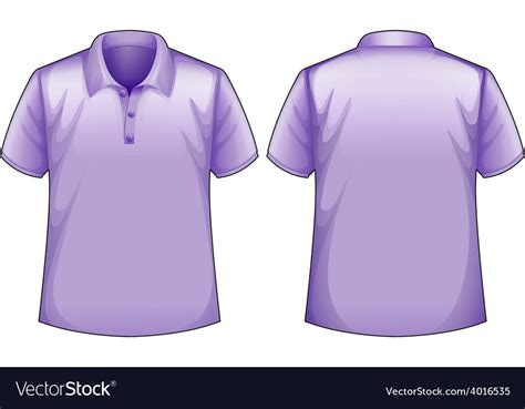 Purple shirts Royalty Free Vector Image - VectorStock