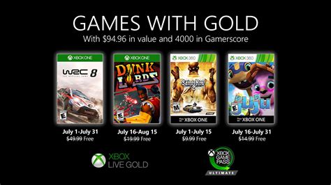 New Games with Gold for July 2020 - Xbox Wire