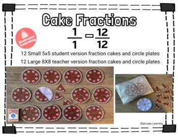 Cake Fractions by Staircase Learning | TPT