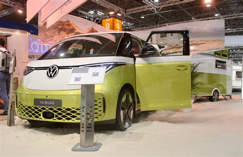 World's first VW ID. Buzz electric mini campers premiere in Düsseldorf