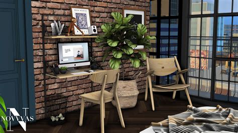 NOVVVAS: LOFT LIFE SET | Sims 4 cc furniture, Sims building, Bedroom set