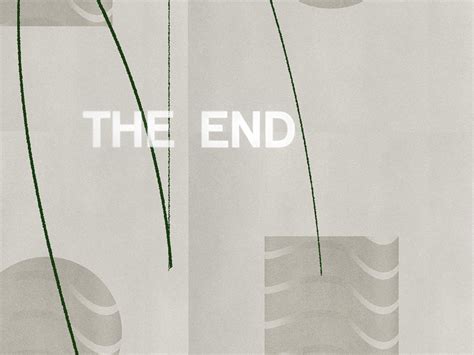 The End Detail by Garrett Combes on Dribbble