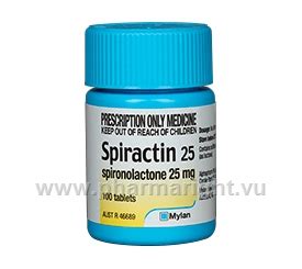 Spiractin 25 (Spironolactone) - PharmaRight.vu