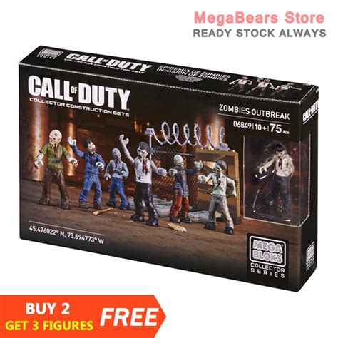 Zombies Moon Mob Mega Construx Call Of Duty Set [RETIRED ...