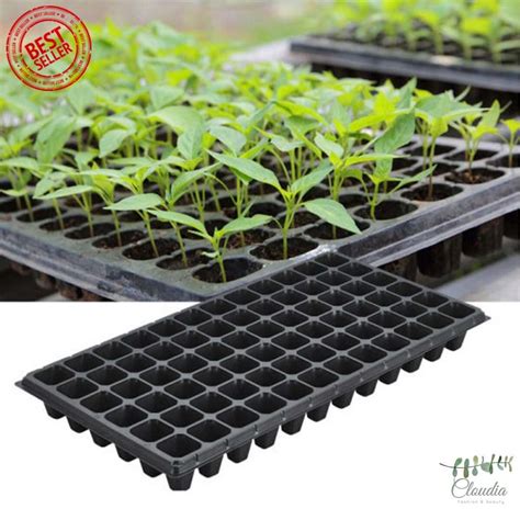 5 Pcs Black Growing Trays Without Drain Holes Rectangular Plastic Seed 激安な