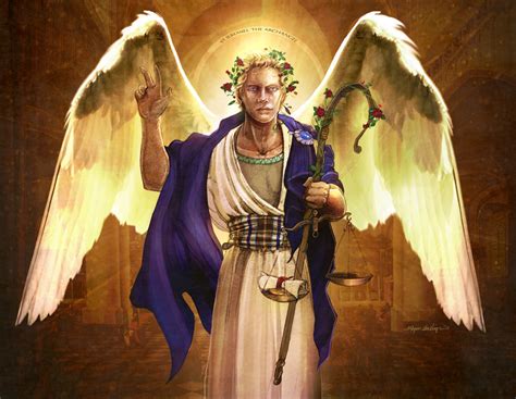 Archangel Jeremiel - Card #1 by Shinjuchan on DeviantArt