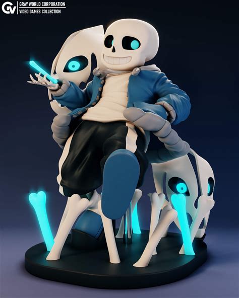 Sans - Undertale 3D Model by Gray World Corporation