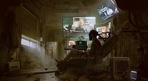 ArtStation - Cyberpunk 2077 environment WIP