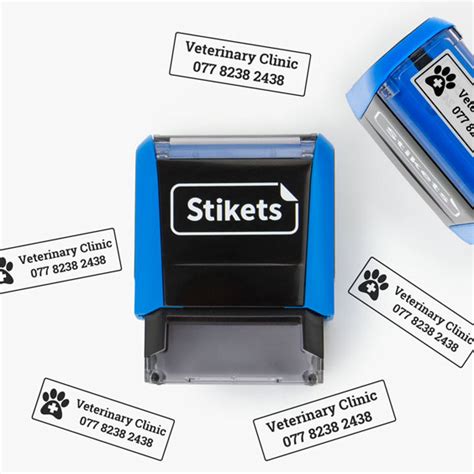 Small Self-Inking Stamps for Companies - Stikets