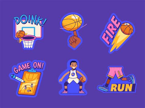 NBA Stickers by The Point Studio on Dribbble