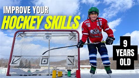 Various Fun Hockey Drills For Kids [Outdoor Rink] - YouTube