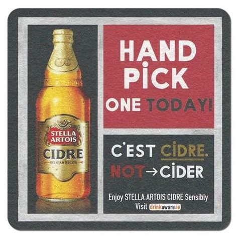 Stella Artois Cidre Drip Mat