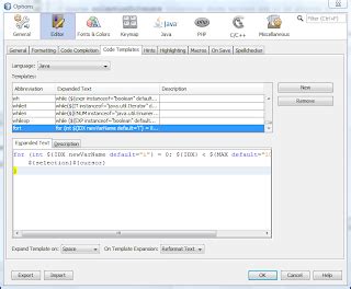 Inspired by Actual Events: Bending NetBeans Code Templates to My Will