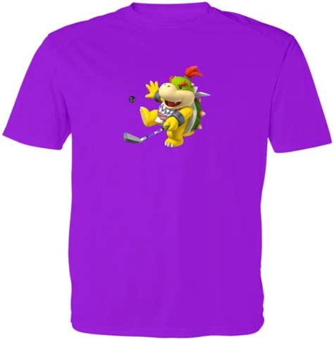 GAMING SUPER MARIO Bowser Jr. Golf Kid Girl Boy Youth Sport Video Game T-Shirt $15.03 - PicClick