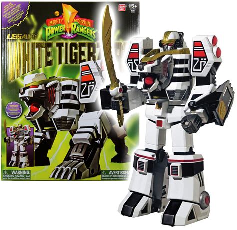 Power Rangers Mighty Morphin White Tigerzord Warrior Mode 7-Inch Figur – Hasbro Pulse ...