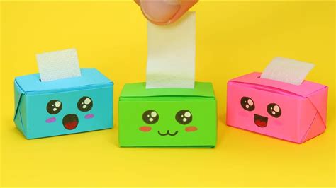 Cute Crafts you can make in 5 minutes. DIY Tissue Box. How to make an Or... | Cute crafts ...