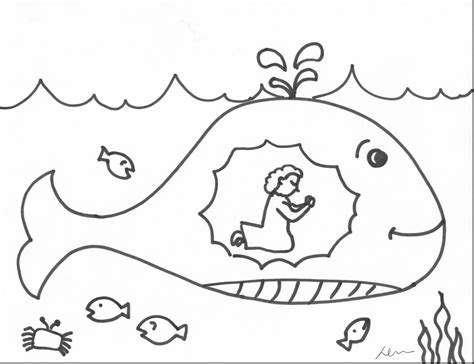 Jonah And The Whale Coloring Page at GetColorings.com | Free printable colorings pages to print ...