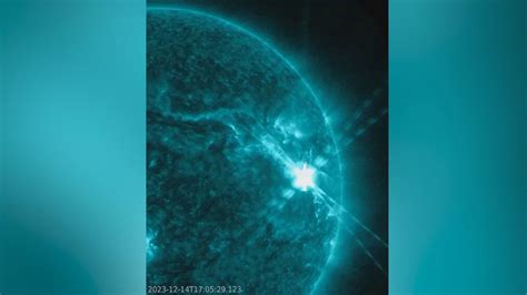 NASA releases images of biggest solar flare in six years