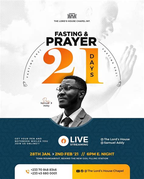 DanCreativ - Poster design for Fasting & Prayer.⁣⁣ Need a... | Facebook