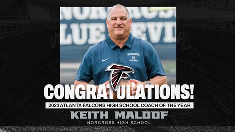 Norcross High School coach Keith Maloof named Atlanta Falcons 2023 ...