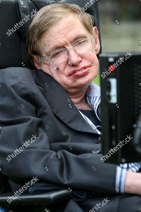 Prof Stephen Hawking Honorary Degrees Cambridge Editorial Stock Photo ...