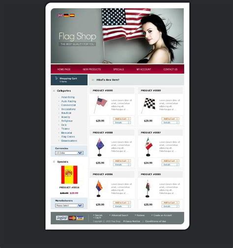 Flags in Website and Template Designs - MonsterPost