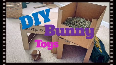 4 Easy and Cheap DIY Bunny Toys - YouTube