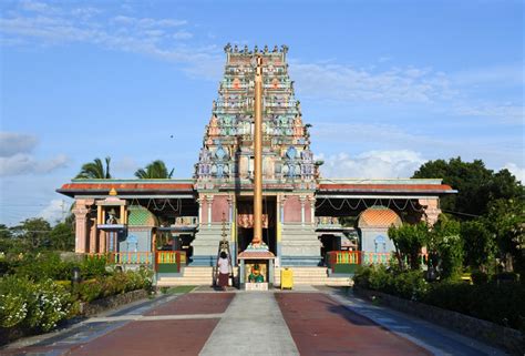 The Sri Siva Subramaniya Hindu temple in Nadi, Fiji.It is the largest Hindu temple in the ...
