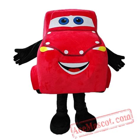 Adult Lighting McQueen Car Mascot Costume