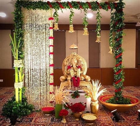 Ganesh chaturthi ideas the prettiest pooja decor and the most amazing ...