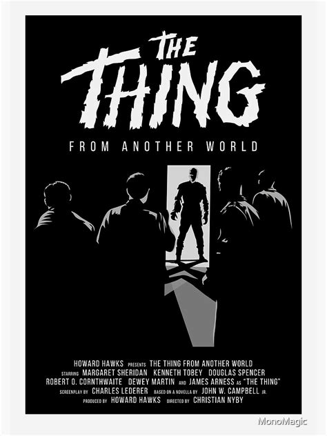 "The Thing From Another World (1951)" Poster by MonoMagic | Redbubble